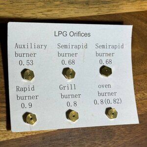 LPG Orifices Conversion Kit